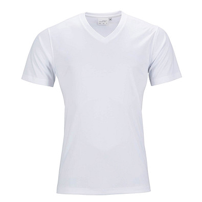 JAMES & NICHOLSON Damen Funktions T-Shirt Active, weiß, XL