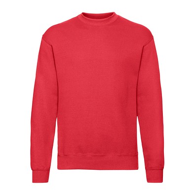 FRUIT OF THE LOOM® Unisex Sweatshirt Set-In, rot, XXL