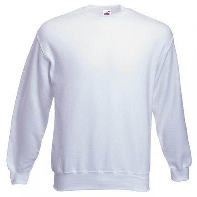FRUIT OF THE LOOM® Unisex Sweatshirt Set-In, weiß, XXL