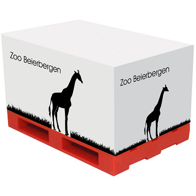 Paletten-Notizquader, rot