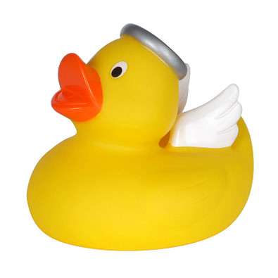 Schnabels® Bade-Ente Engel, gelb