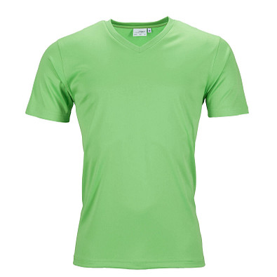 JAMES & NICHOLSON Herren Funktions T-Shirt Active, grün, S