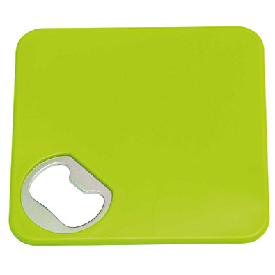 Untersetzer mit Flaschenöffner, Apfelgrün