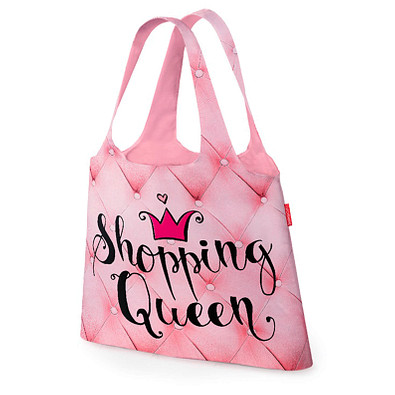 Faltbare Einkaufstasche Tasche für Dich, Shopping Queen