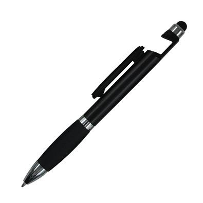 PENKO® Kugelschreiber 4in1 Santiago, blaue Mine, schwarz