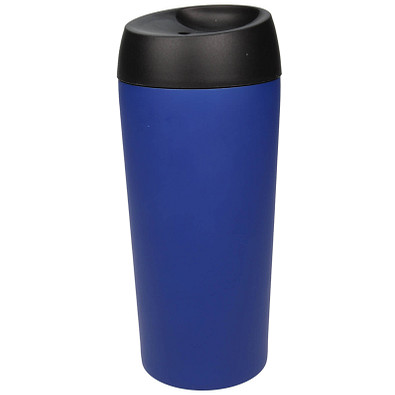 Edelstahl-Isolierbecher Style, 350 ml, blau matt