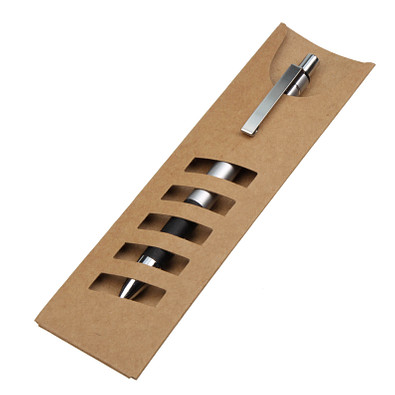 Kugelschreiber Papp-Stecketui, natur