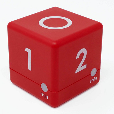Cube Timer, Rot Cube Timer, Rot