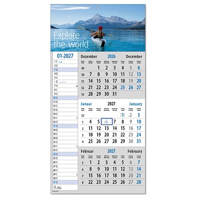 3-Monats-Planer Trio Plus 2026