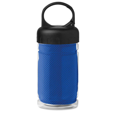 Erfrischungs-Handtuch in der Flasche, Königsblau