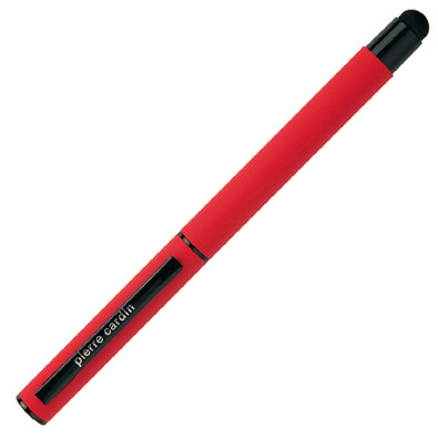 Pierre Cardin Touch-Pen Rollerball Claudie, blaue Mine, rot