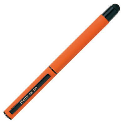 Pierre Cardin Touch-Pen Rollerball Claudie, blaue Mine, orange