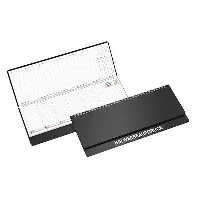 Werbe-Set: 80 Querkalender Ideal 2026, inkl. Druck, schwarz