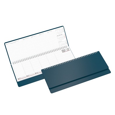 Werbe-Set: 80 Querkalender Ideal 2026, inkl. Druck, blau