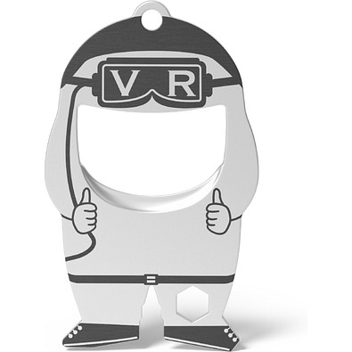 FLASCHENÖFFNER fred vr, silber