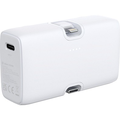 Urban Vitamin Los Angeles 20W Powerbank aus RCS rec. Plastik, weiß