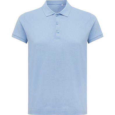 Iqoniq Yosemite Damen Piqué-Poloshirt aus rec. Baumwolle, sky blue, L
