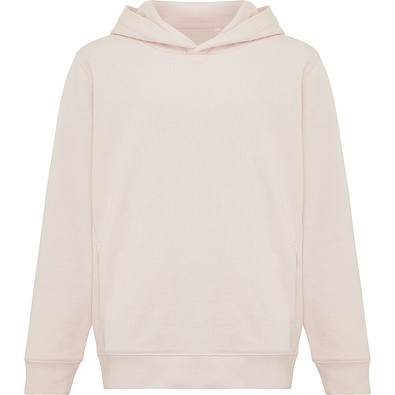 Iqoniq Yengo KidsHoodie mit Seitentaschen aus rec. Baumwolle, cloud pink, 34