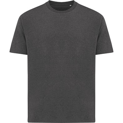 Iqoniq Teide T-Shirt aus recycelter Baumwolle, heather anthracite, XXS