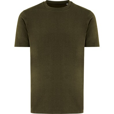 Iqoniq Brett T-Shirt aus recycelter Baumwolle, khaki, M
