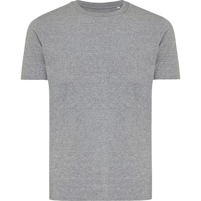 Iqoniq Brett T-Shirt aus recycelter Baumwolle, light heather anthracite, L