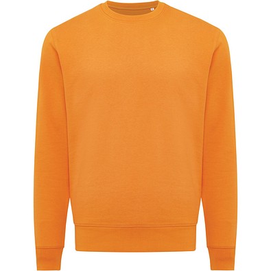 Iqoniq Etosha Lightweight Sweater aus recycelter Baumwolle, orange, L
