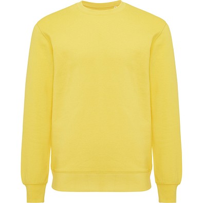 Iqoniq Etosha Lightweight Sweater aus recycelter Baumwolle, gelb, XXS