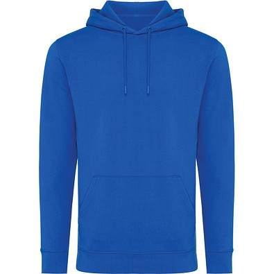 Iqoniq Jasper Hoodie aus recycelter Baumwolle, Königsblau, XXS