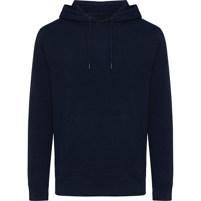 Iqoniq Rila Lightweight Hoodie aus recycelter Baumwolle, navy blau, XXS