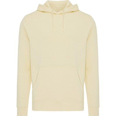 Iqoniq Rila Lightweight Hoodie aus recycelter Baumwolle, cream yellow, XXS