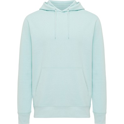 Iqoniq Rila Lightweight Hoodie aus recycelter Baumwolle, crushed mint, XXS