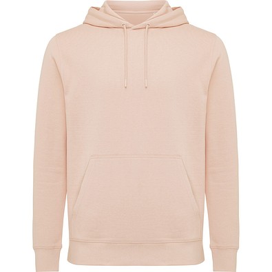 Iqoniq Rila Lightweight Hoodie aus recycelter Baumwolle, peach nectar, XXXL