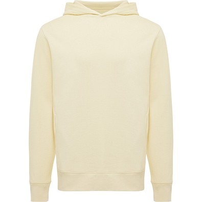 Iqoniq Yengo Hoodie mit Seitentaschen aus rec. Baumwolle, cream yellow, L
