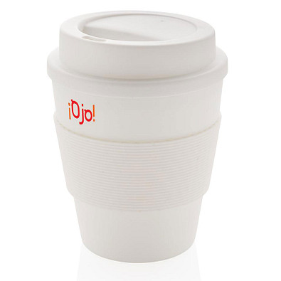 XD COLLECTION Wiederverwendbarer Kaffeebecher, 350 ml, weiß