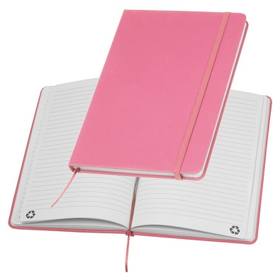 A5 Notizbuch aus Recyclingpapier , pink