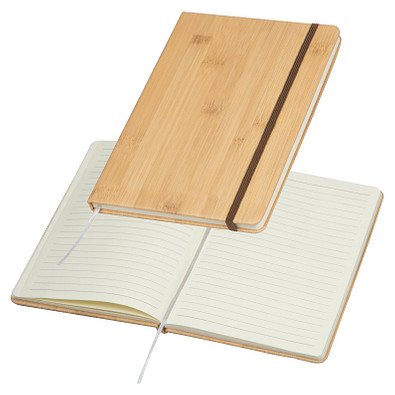 A5 Notizbuch in Holzoptik , beige