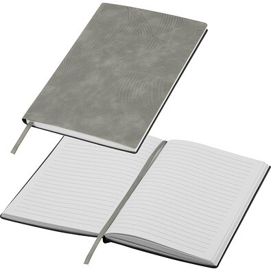 A5 Notizbuch mit Soft Cover BETH, silbergrau