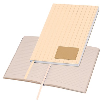 A5 Notizbuch mit Softcover, beige