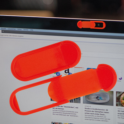 Abdeckung für die Webcam Computer/Laptop, rot