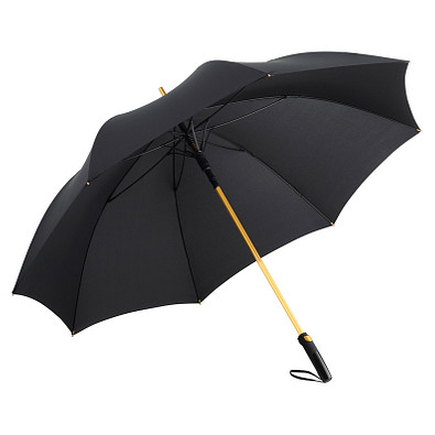 AC-Alu-Gästeschirm FARE®-Precious, schwarz/gold