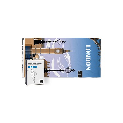 ActiveTowel® Sports 80x40 cm, weiss / individuell