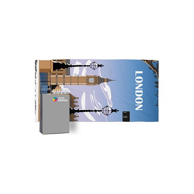 ActiveTowel® Sports 80x40 cm, weiss / individuell