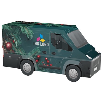 Adventskalender Transporter, share Schokotäfelchen, Edle Tannenzweige