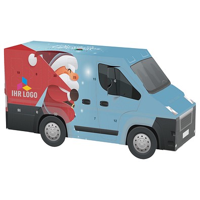 Adventskalender Transporter, Ritter SPORT Schokowürfel, Little Santa