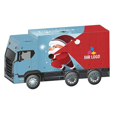Adventskalender LKW, share Schokotäfelchen, Little Santa