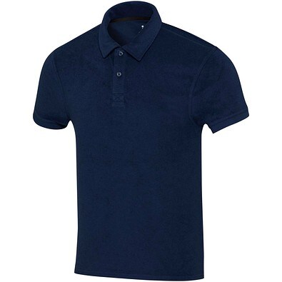 Akoya Poloshirt aus GRS-recyceltem Frottee Unisex, navy, L