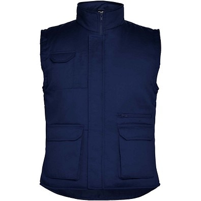Almanzor Vielseitige Thermo Arbeitsweste mit hohem Kragen, marineblau, 2XL