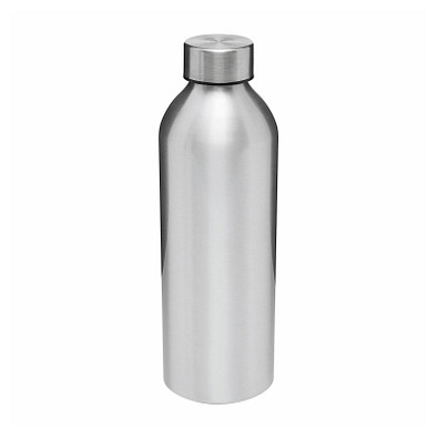 Aluminium-Trinkflasche JUMBO TRANSIT,silber