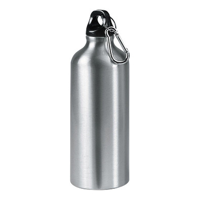 Aluminiumflasche Sporty, 600 ml, silber
