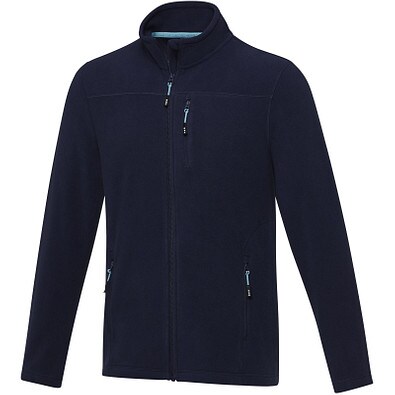 Amber GRS recycelte Fleecejacke für Herren, navy, L